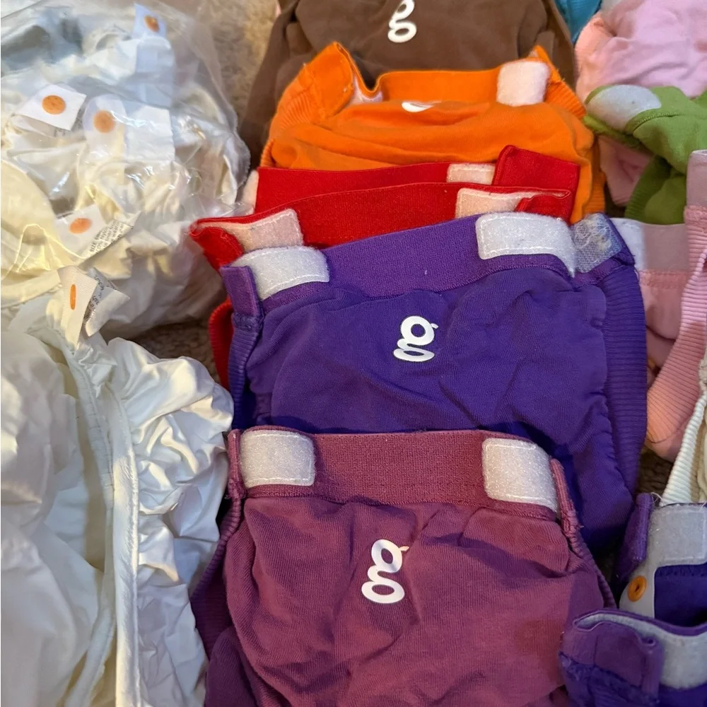Vibrant GDiaper Covers Set for Kids With Inserts/Liners